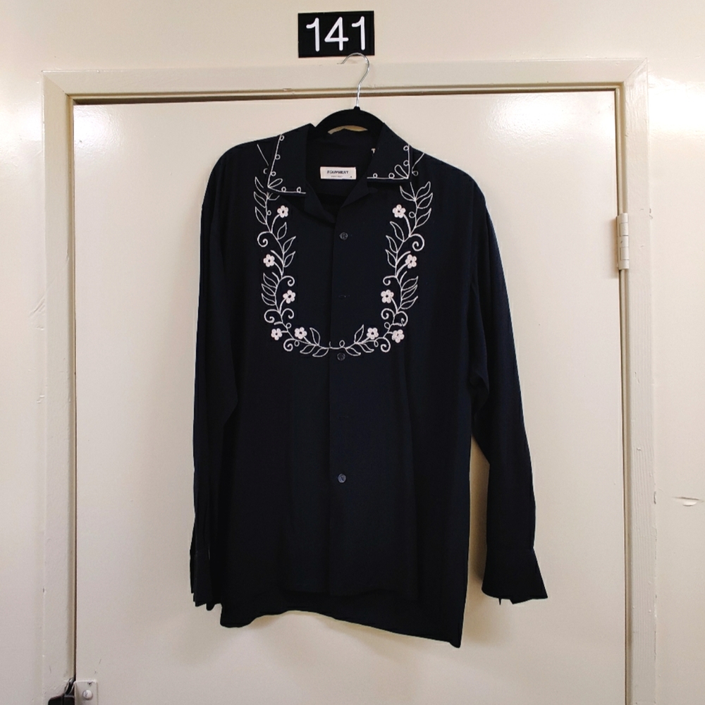 Equipment black button up shirt